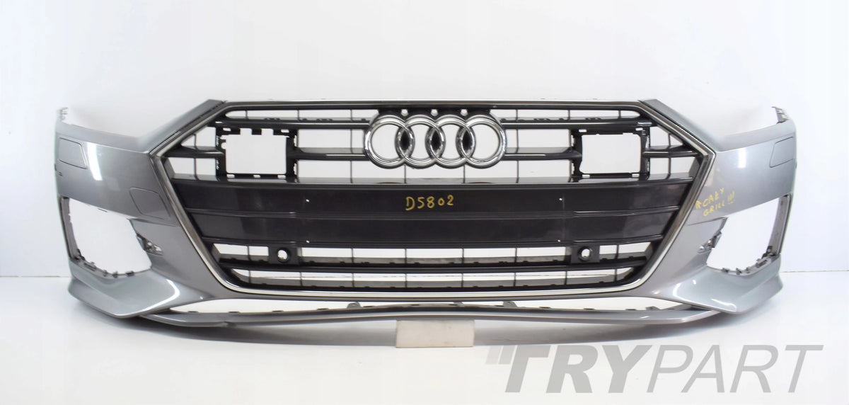 AUDI A7 C8 4K8 FRONT BUMPER + GRILLE ORG