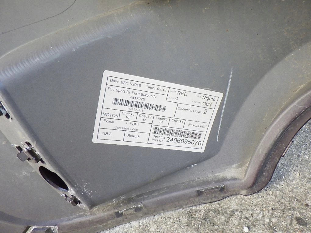 MINI CLUBMAN S F54 Sport Rear Bumper