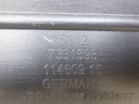 BMW 5 F10 LCI facelift sedan 13- rear bumper