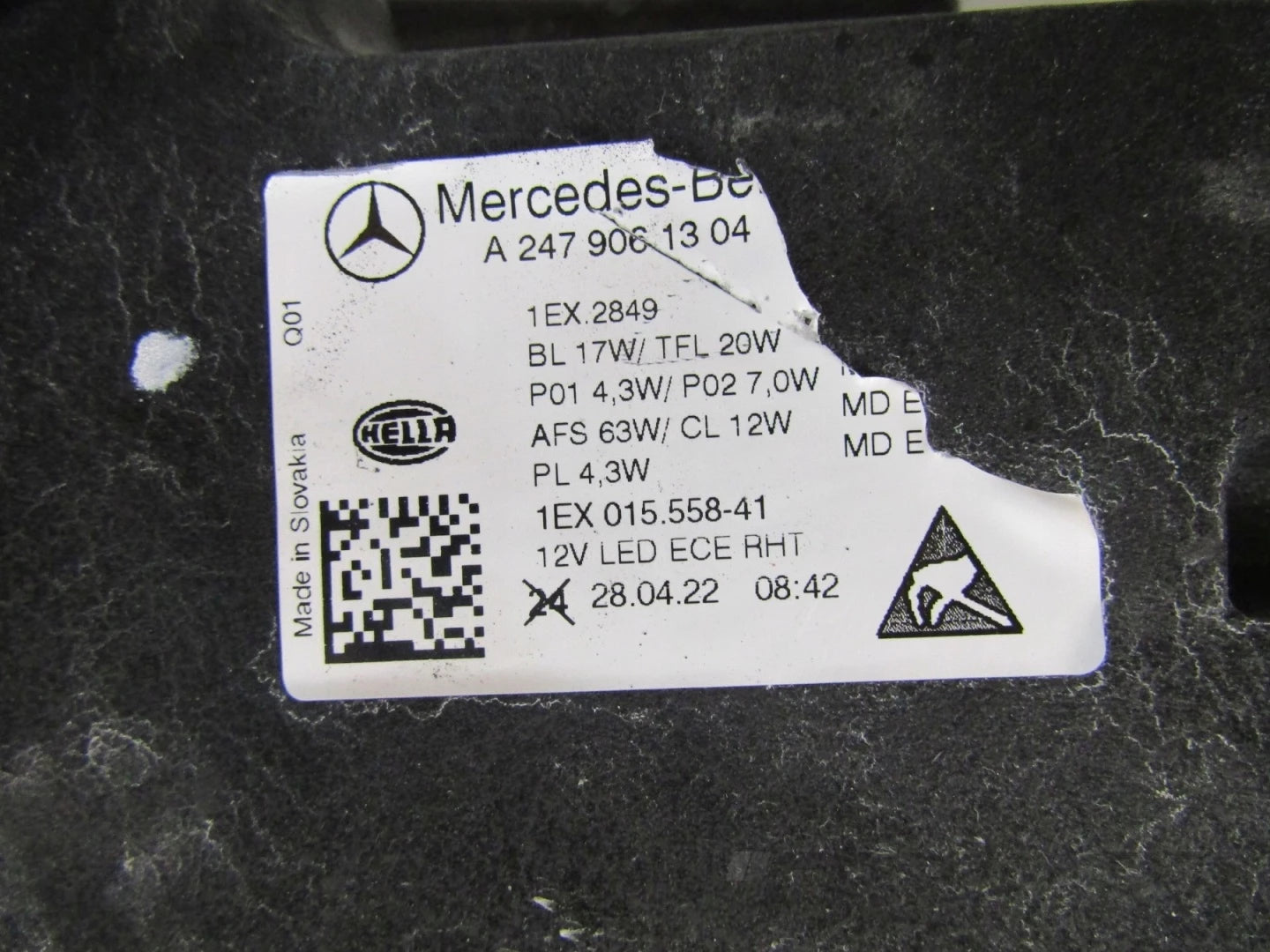 MERCEDES B-CLASS W247 LIFT MULTIBEAM 23- HEADLIGHT LH A2479061304