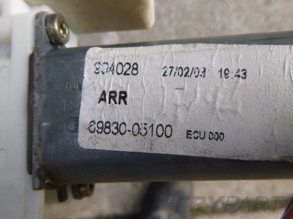 AVENSIS II REAR LEFT WINDOW MECHANISM 69830-05100
