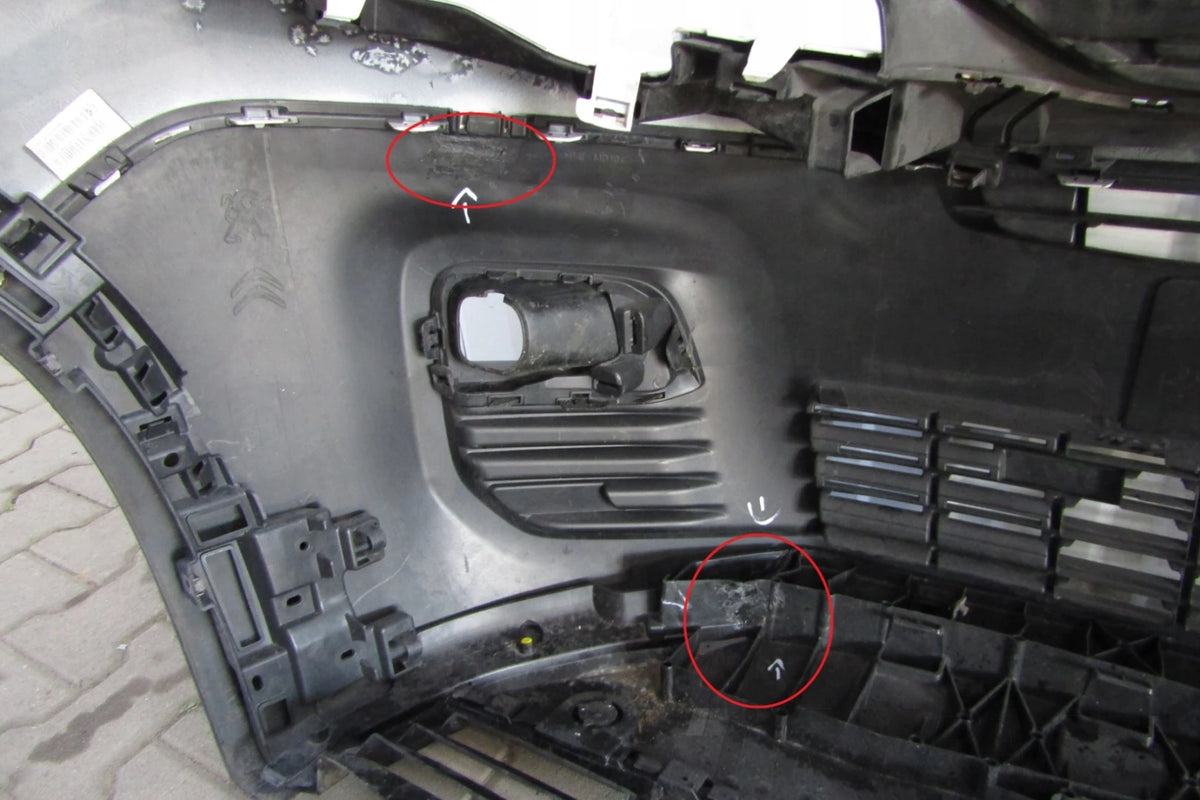 Front Bumper Peugeot Partner 3 III 18-