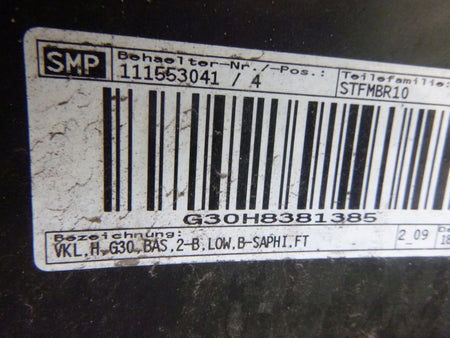 BMW 5 G30 SEDAN Rear Bumper