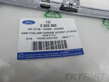 FORD TRANSIT CONNECT 18- BUMPER TRIM CHROME LEFT GRILLE