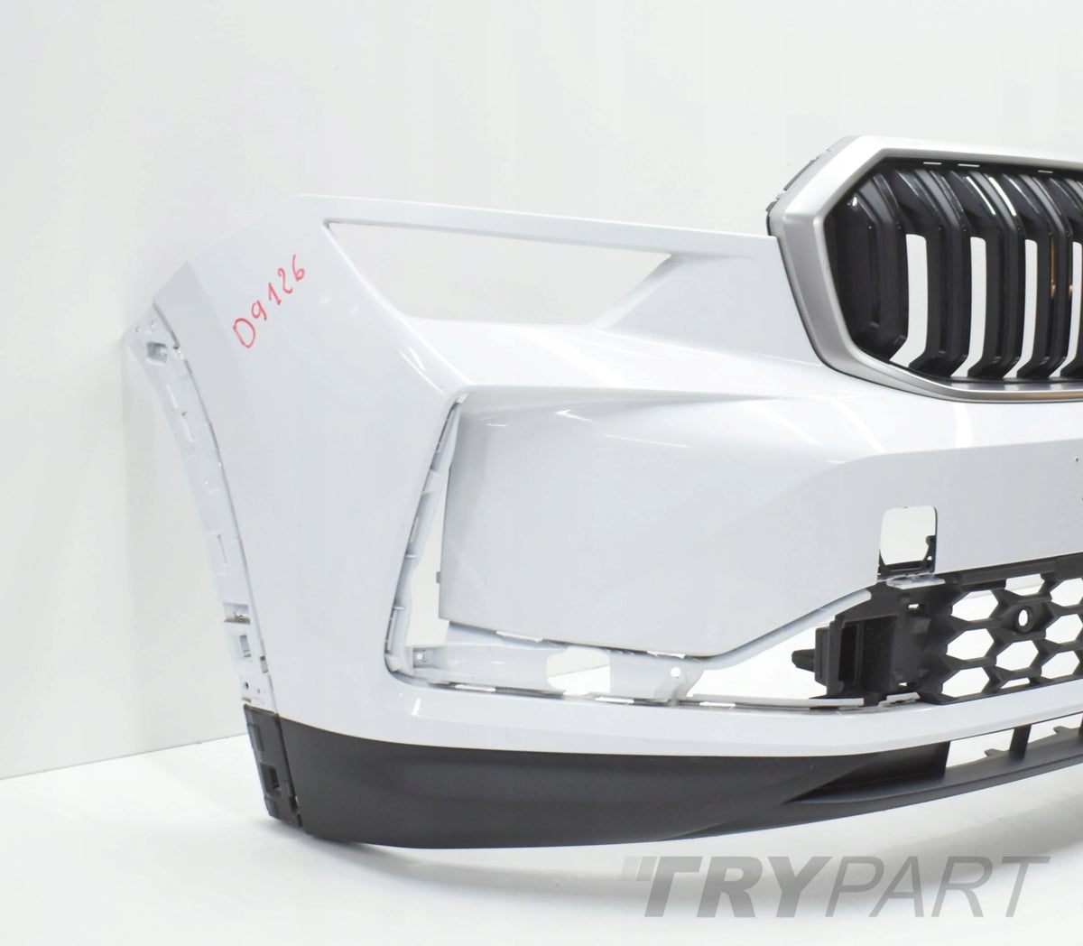 SKODA KODIAQ II 57H Original Front Bumper + Grill