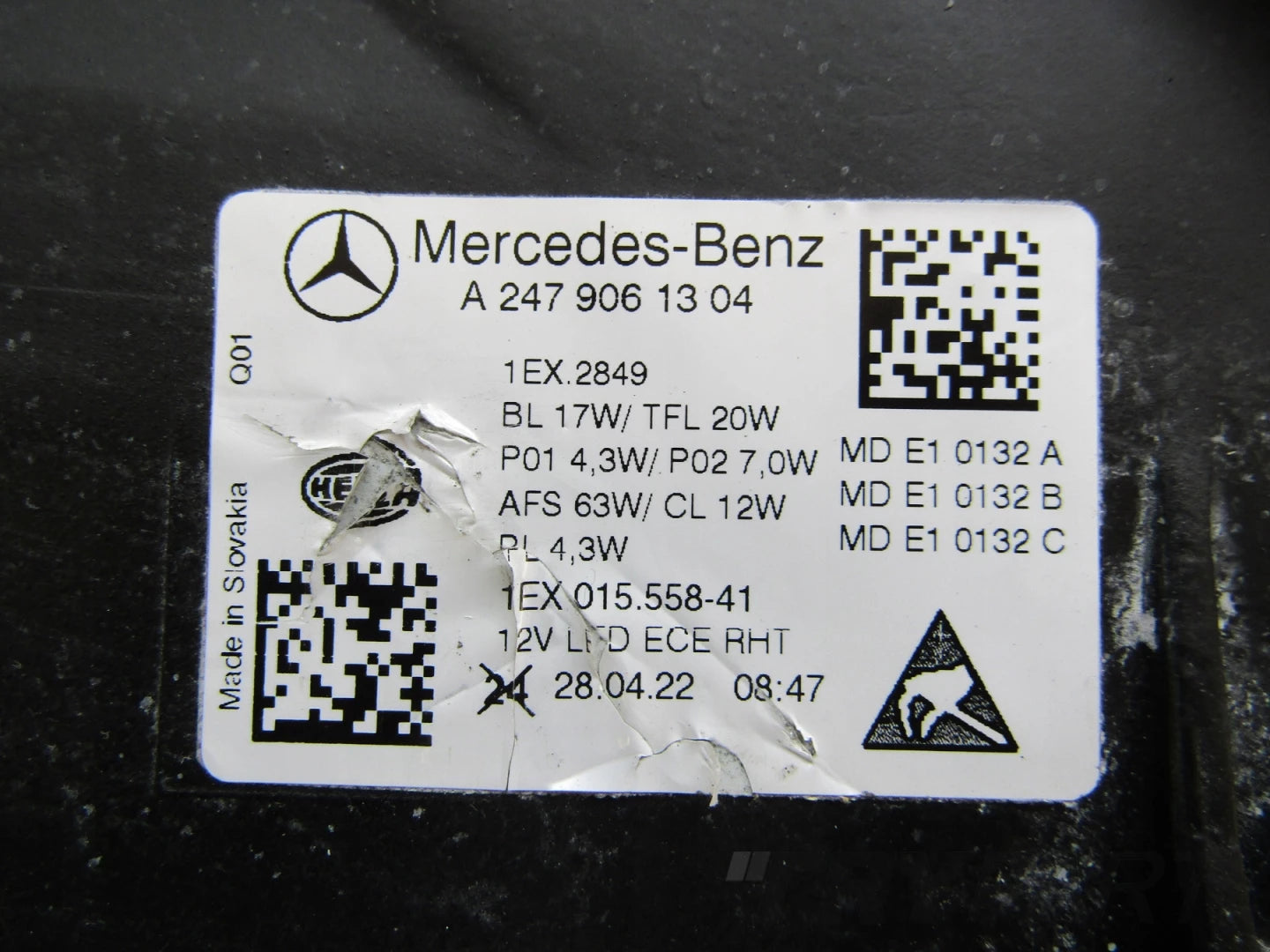 Front Lamp Mercedes B-Class 247 LIFT FULL LED MULTIBEAM 23- LH A2479061304