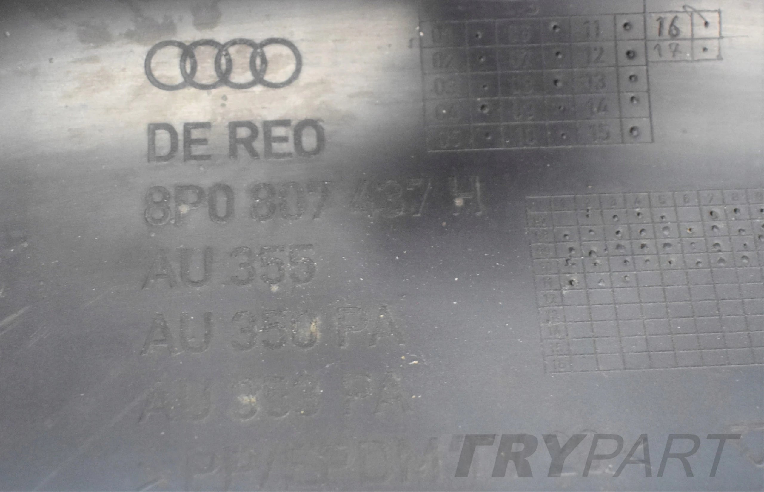AUDI A3 8P0 LIFT FRONT BUMPER ORG