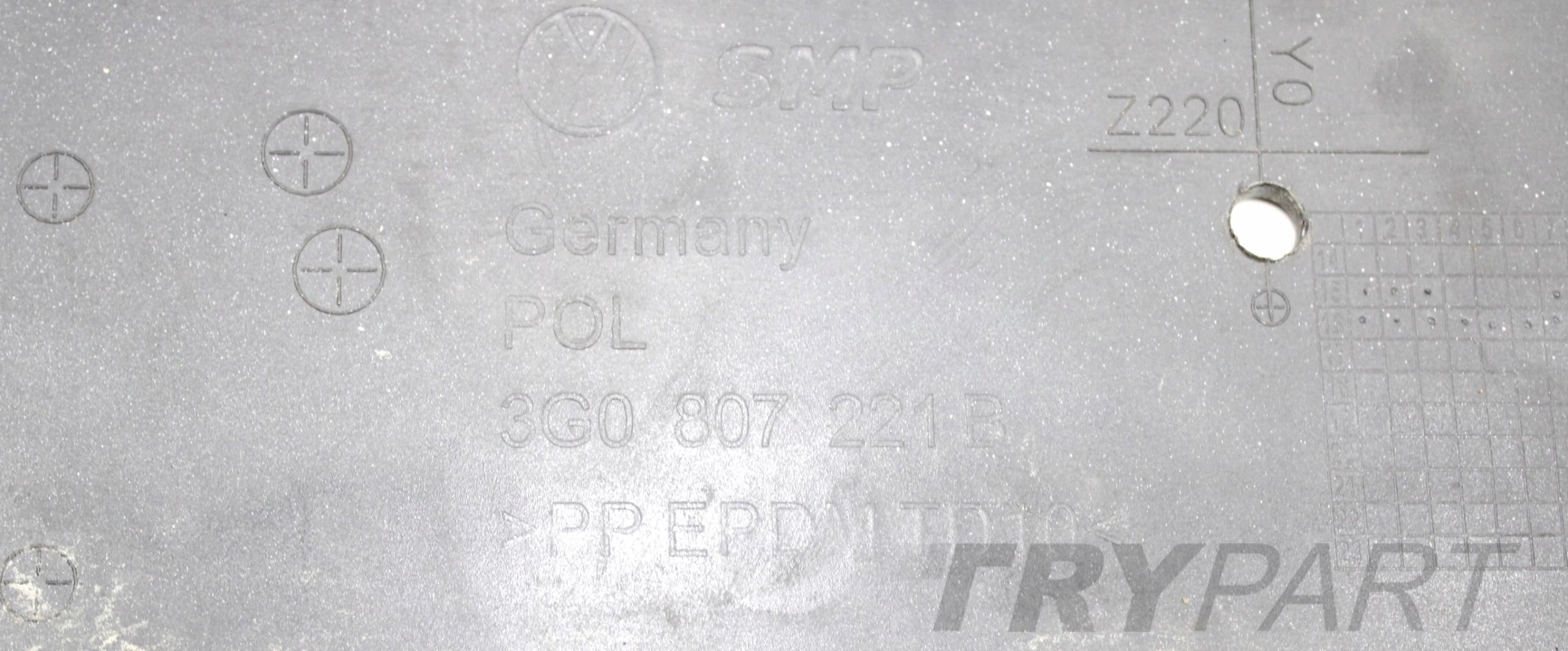 VW PASSAT B8 GTE 3G0 FRONT BUMPER ORG
