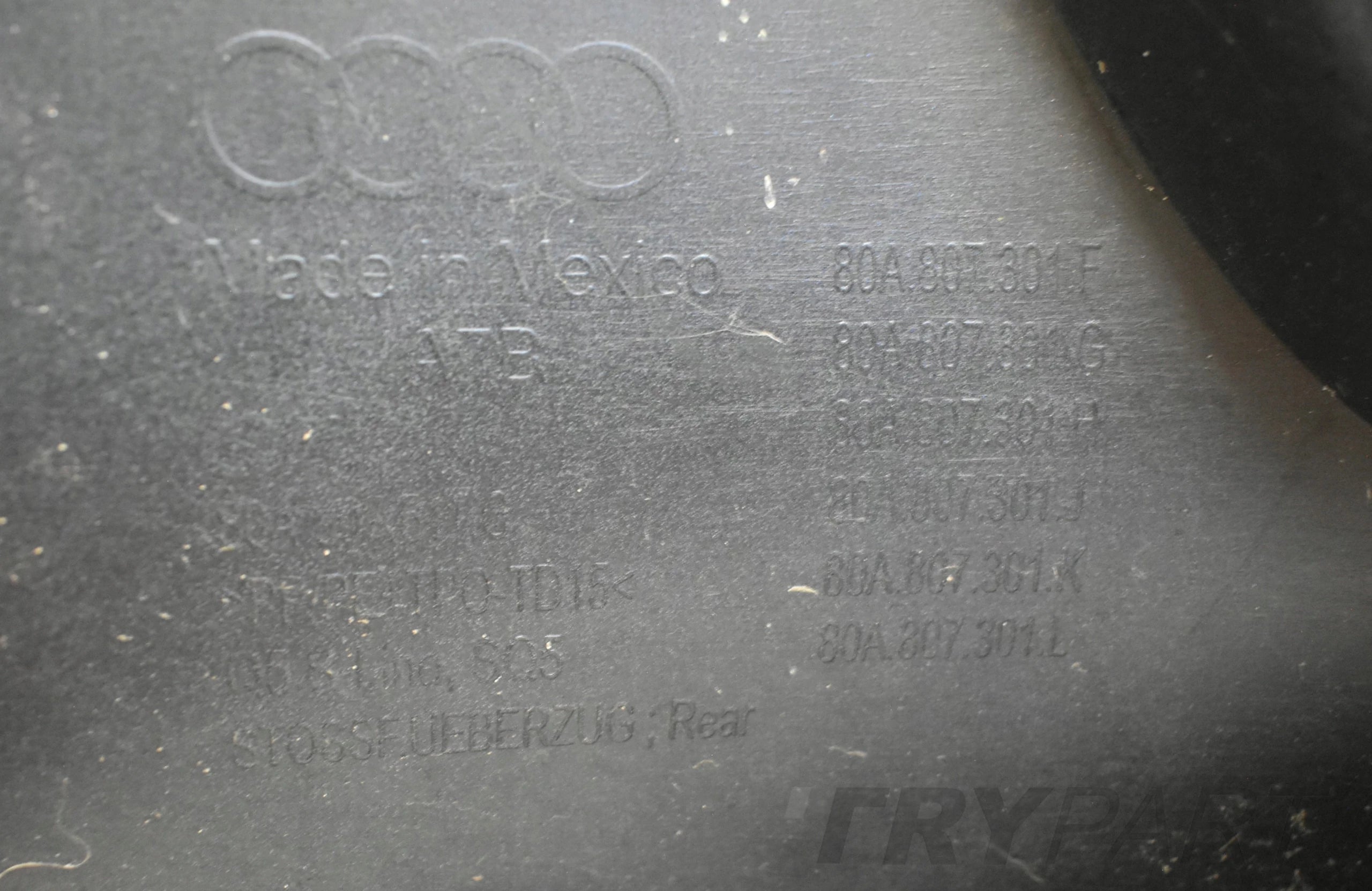 AUDI Q5 II 80A S LINE REAR BUMPER ORG