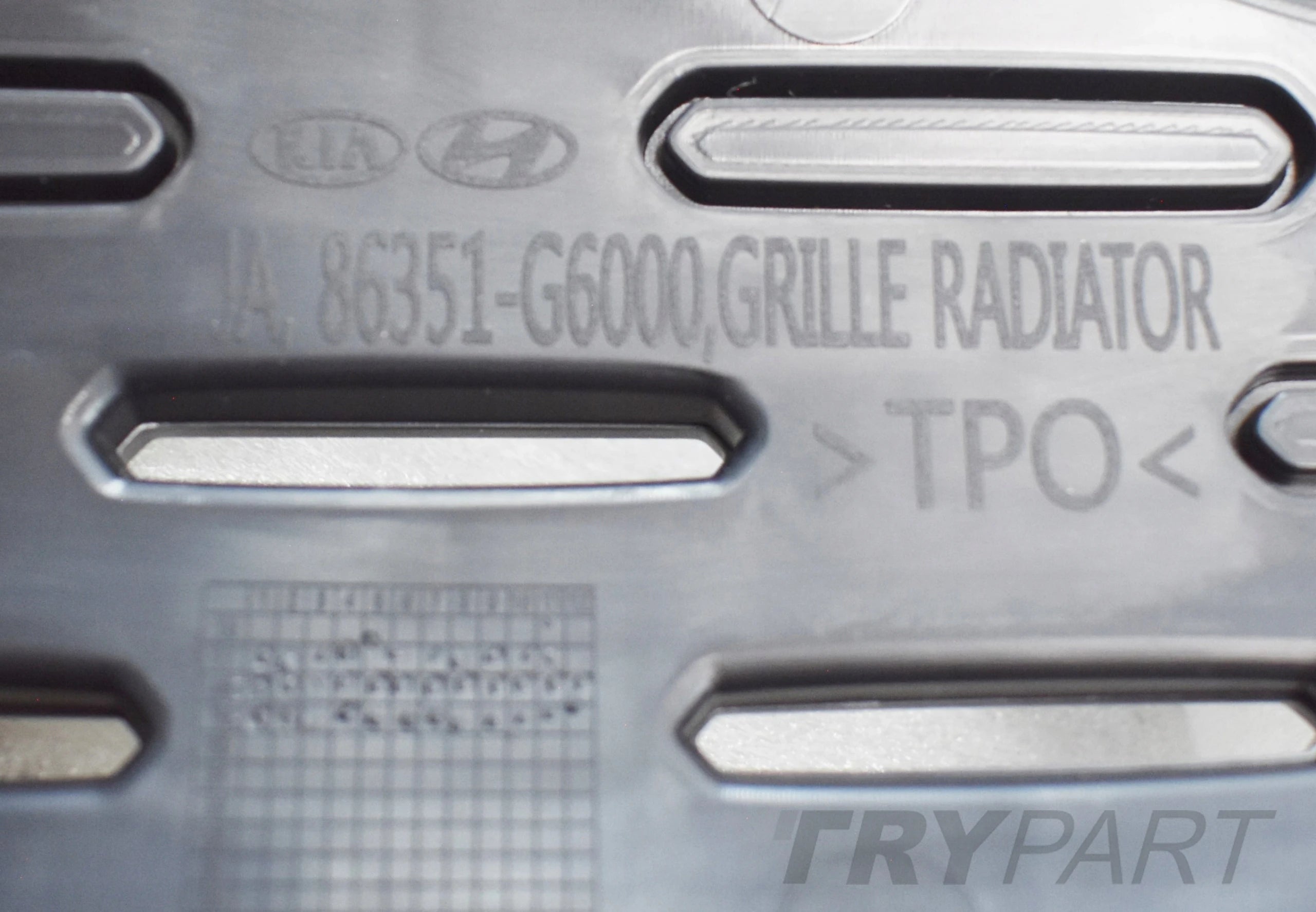 KIA PICANTO III CHROME GRILLE BUMPER COVER NEW