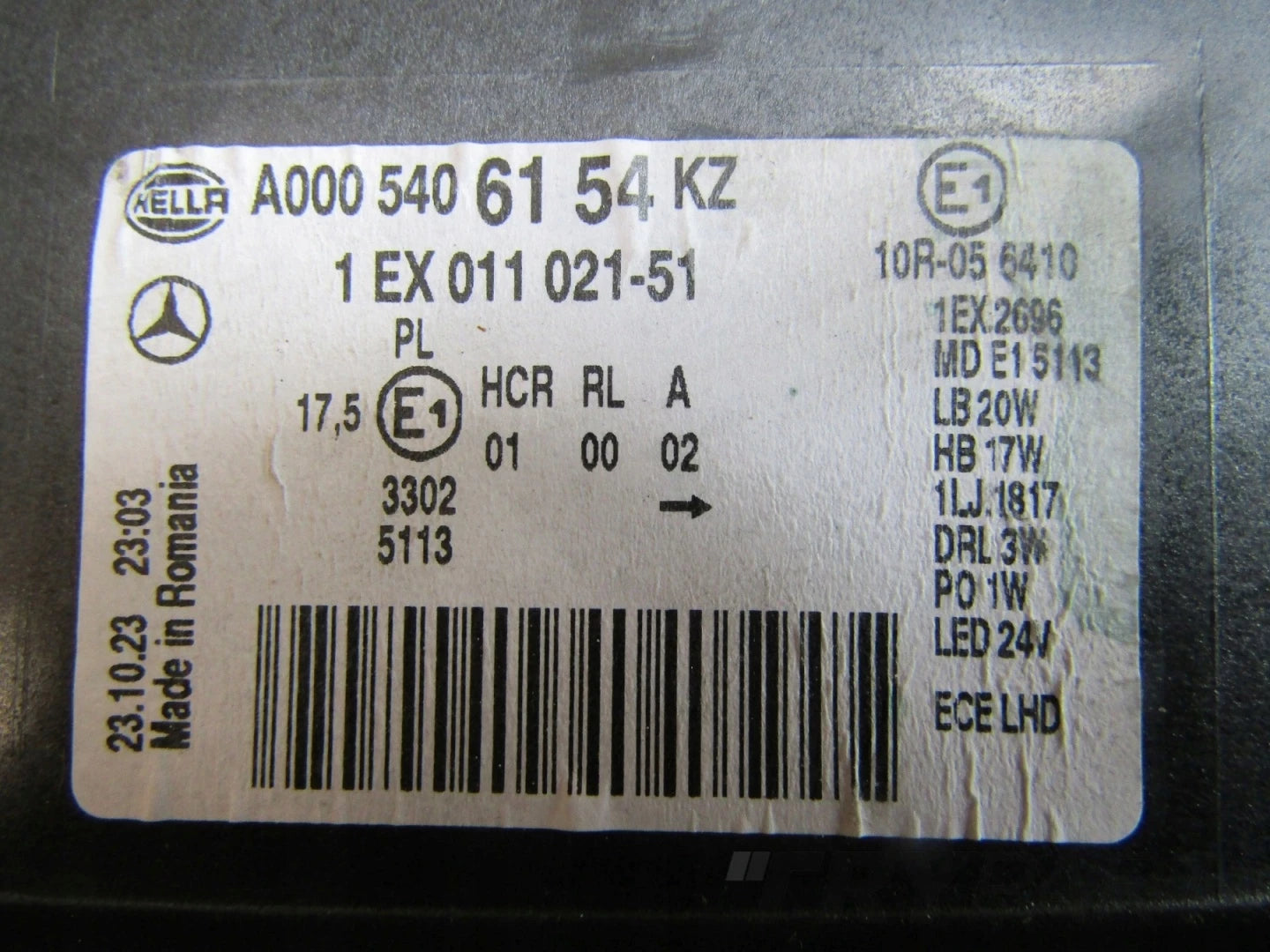 Setra FULL LED PERFORMANCE 23- LH LEFT Headlight A0005406154KZ