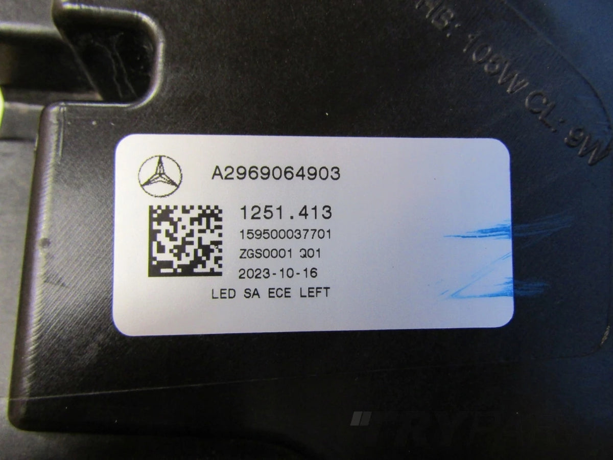 MERCEDES EQS W296 HEADLIGHT FULL LED DIGITAL LIGHT 22- LEFT LH A296906490