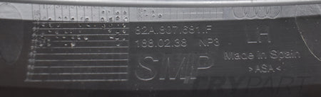 AUDI A1 II 82A LEFT FRONT BUMPER GRILLE ORG