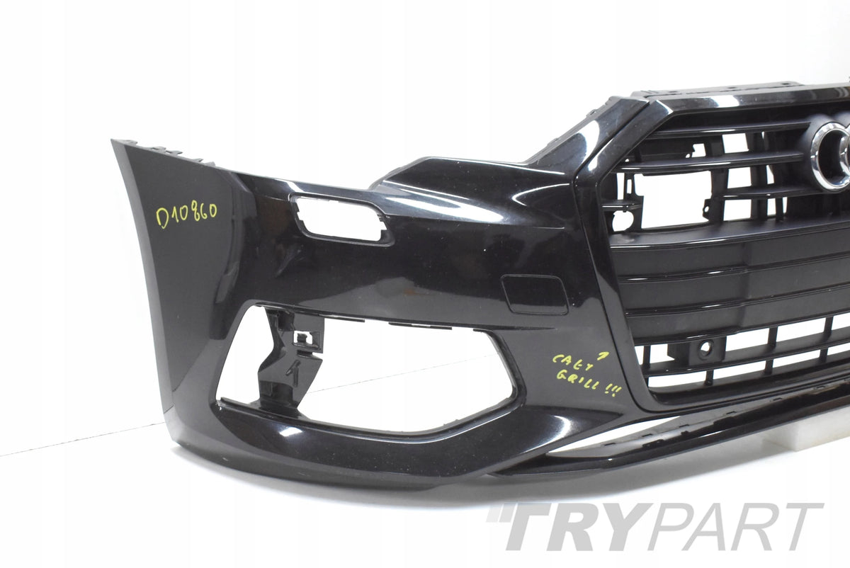 AUDI A6 C8 4K0 FRONT BUMPER ORG + GRILLE