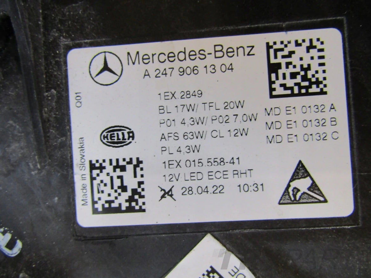 Front Lamp Mercedes B-Class 247 LIFT FULL LED MULTIBEAM 23- LH A2479061304