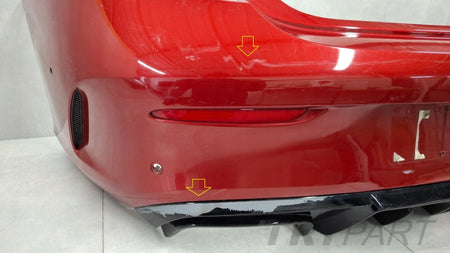 Rear bumper Mercedes C 205 COUPE CABRIO AMG Brabus 15-