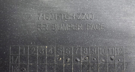 HONDA CIVIC X TYPE R REAR BUMPER ORIGINAL + BOTTOM