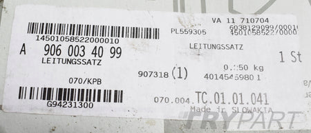 MERCEDES WIRING HARNESS INSTALLATION A9060034099