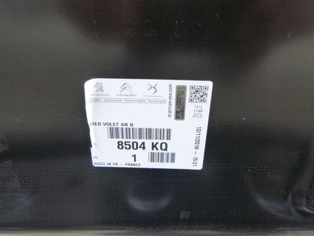 PARTNER 3 BERLINGO III REAR PANEL REINFORCEMENT RIGHT