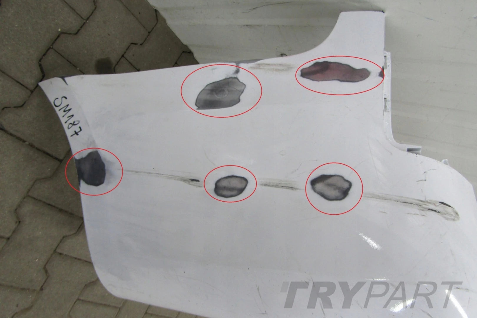 Rear bumper MERCEDES VITO W447 14-19 LONG