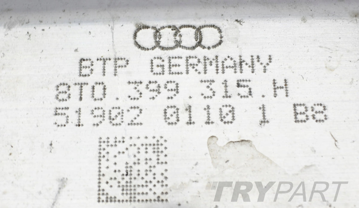 AUDI RS5 8T RS4 FRONT CARRIER ASSEMBLY REMOVED ORG