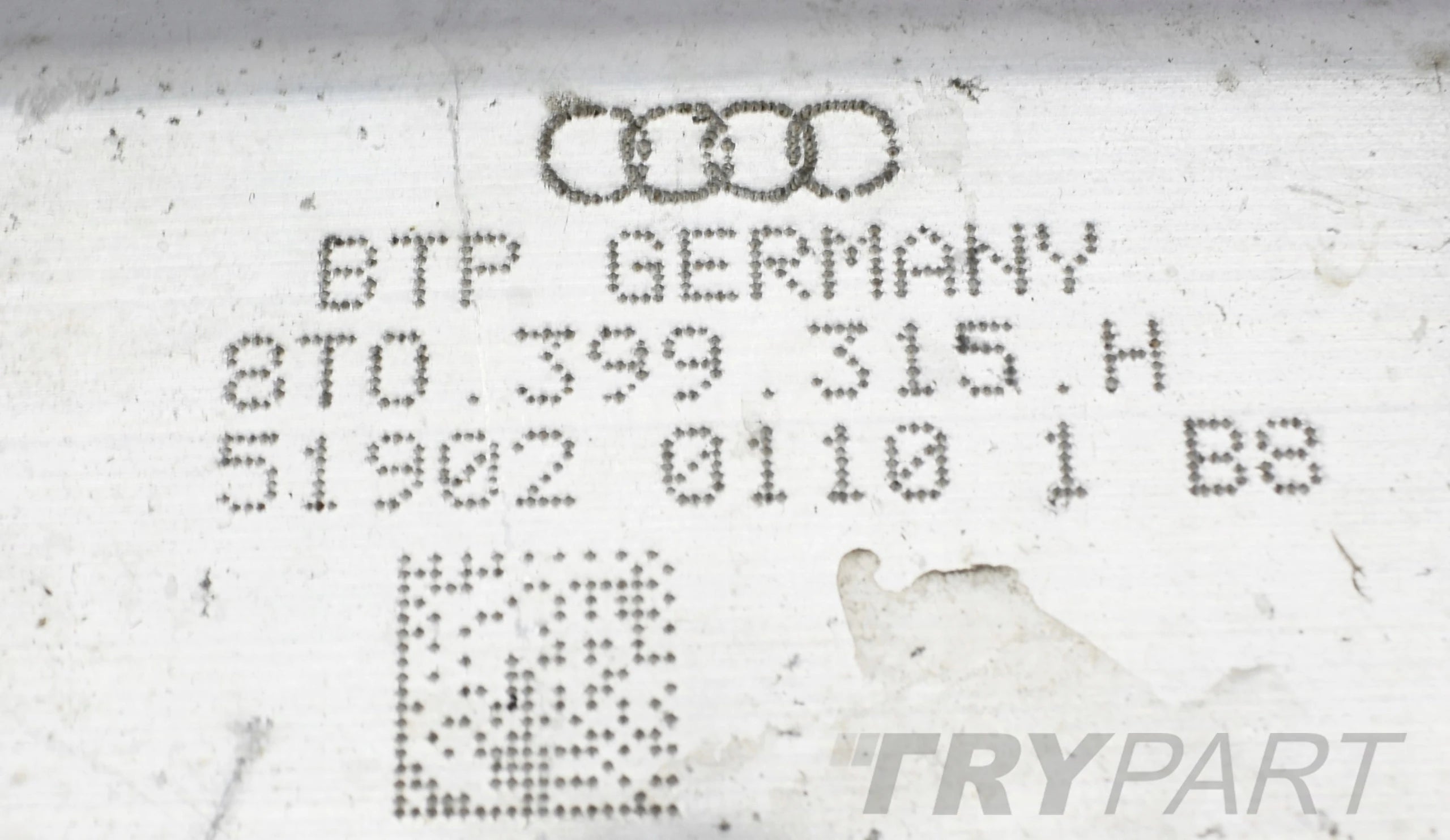 AUDI RS5 8T RS4 FRONT CARRIER ASSEMBLY REMOVED ORG