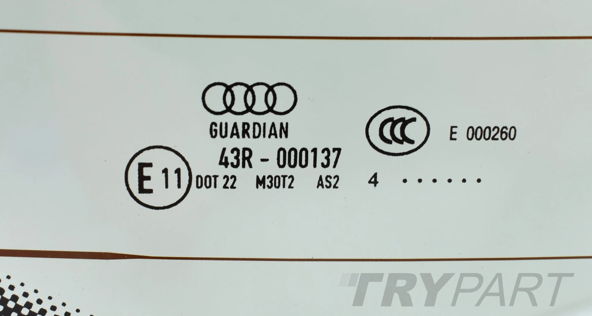 AUDI TT TTS 8S 8S0 REAR WINDOW PERFECT GENUINE