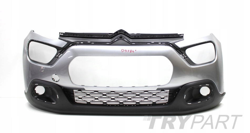 CITROEN C3 III LIFT FRONT BUMPER ORG + BOTTOM + GRILLE
