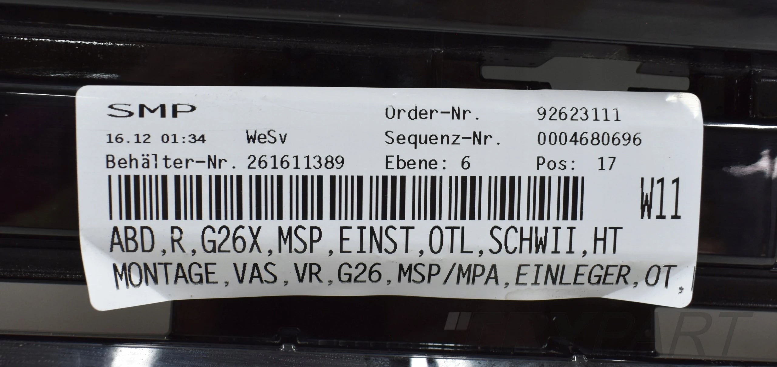 BMW 4 G26 M PACKAGE RIGHT SILL PANEL ORIGINAL