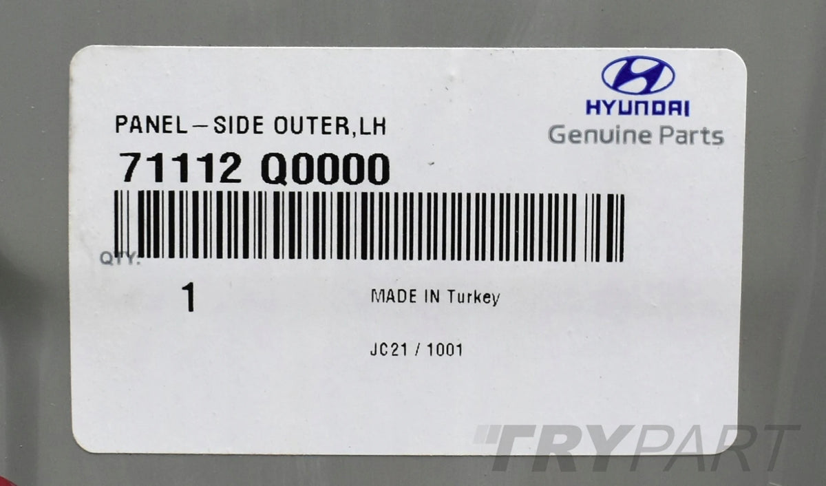 HYUNDAI I20 III LEFT SILL COVER FRAME POST ORG NEW 71112 Q0000