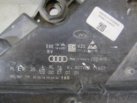 AUDI Q7 4M0 FULL LED MATRIX 15-19 HEADLIGHT LH LEFT 4M0941035