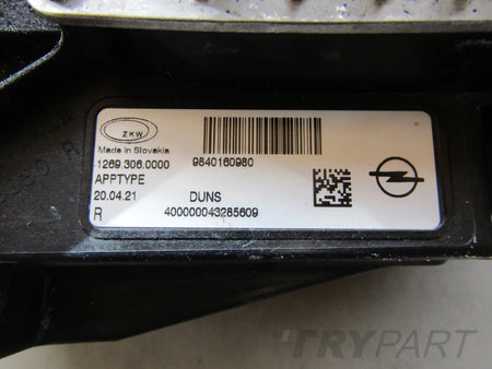 Front Lamp Astra L VI FULL LED LUX RH 22- 9840160980