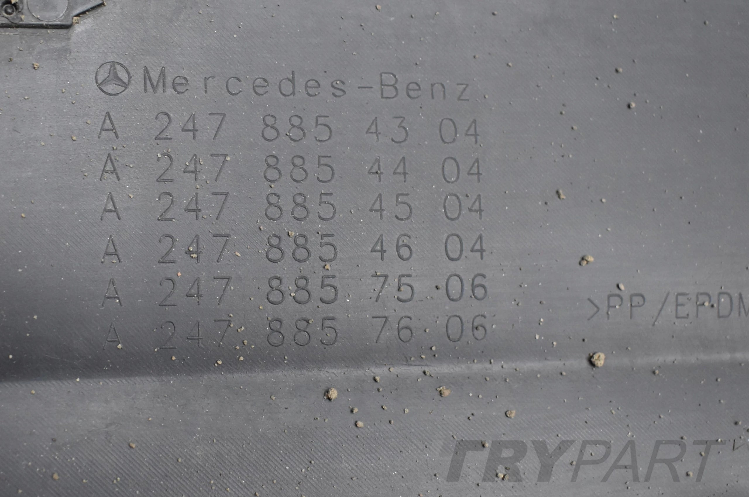 MERCEDES GLA II W247 H247 AMG REAR BUMPER REAR ORIGINAL + BOTTOM
