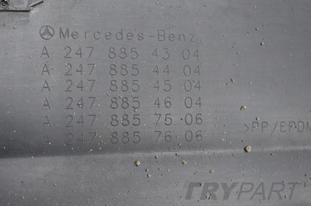 MERCEDES GLA II W247 H247 AMG REAR BUMPER REAR ORIGINAL + BOTTOM