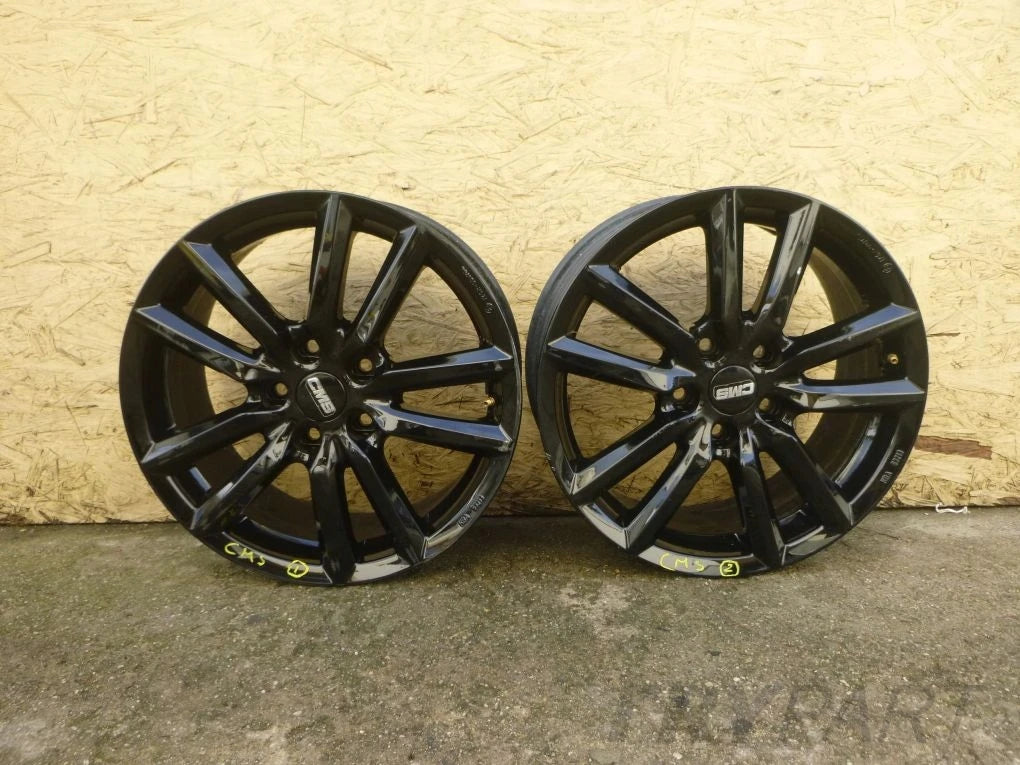 CMS C27 black 7.0x17 5x114.3 ET51 aluminum wheel