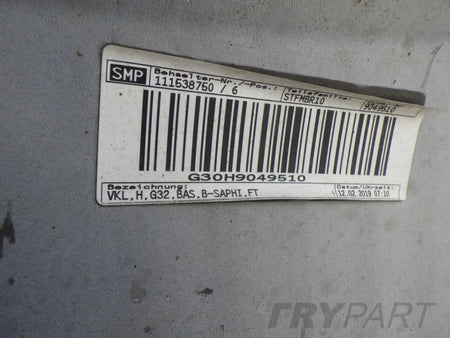 BMW 6 GT G32 17- Rear Bumper