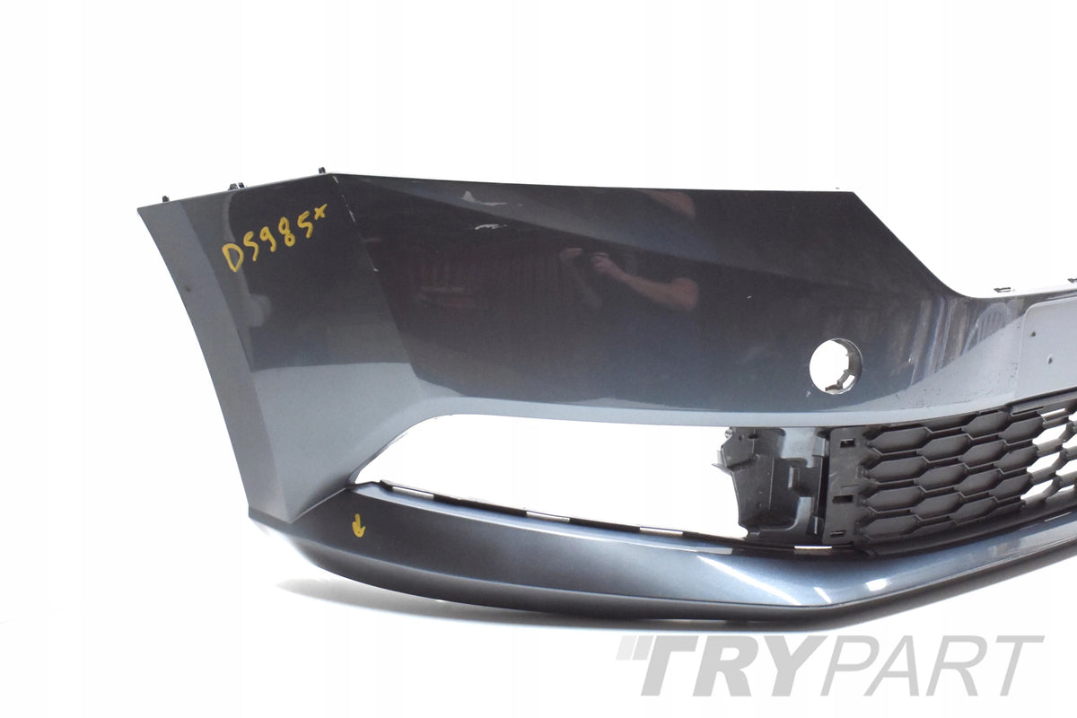 SKODA FABIA III LIFT 6V FRONT BUMPER ORG + GRILLE