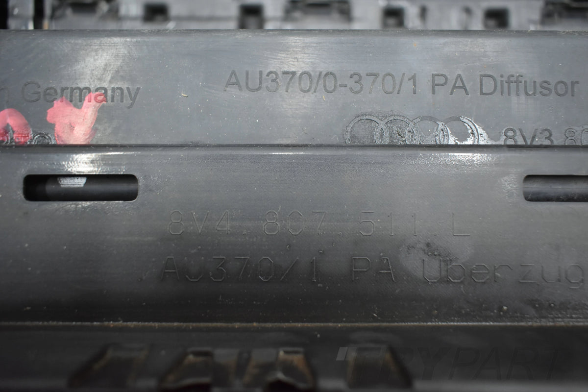 AUDI A3 8V4 LIFT REAR BUMPER SPORTBACK ORG + BOTTOM