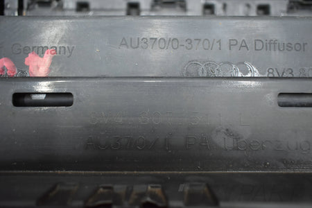 AUDI A3 8V4 LIFT REAR BUMPER SPORTBACK ORG + BOTTOM
