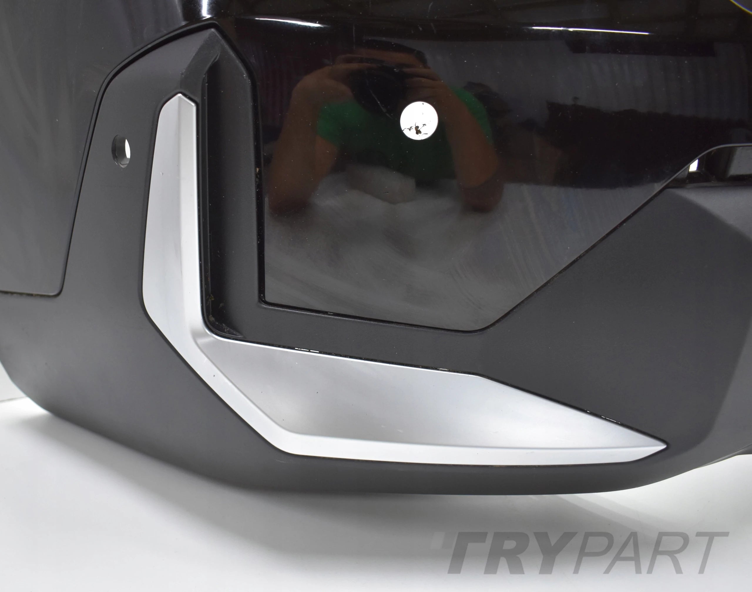 BMW X1 U11 REAR BUMPER ORIGINAL STANDARD BASIC + LOWER PART + CHROME