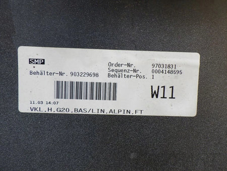 BMW 3 G20 SEDAN 19- Rear Bumper