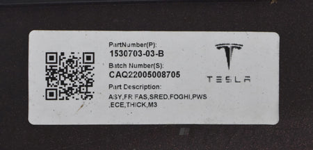 TESLA 3 III MODEL 3 III FRONT BUMPER ORG