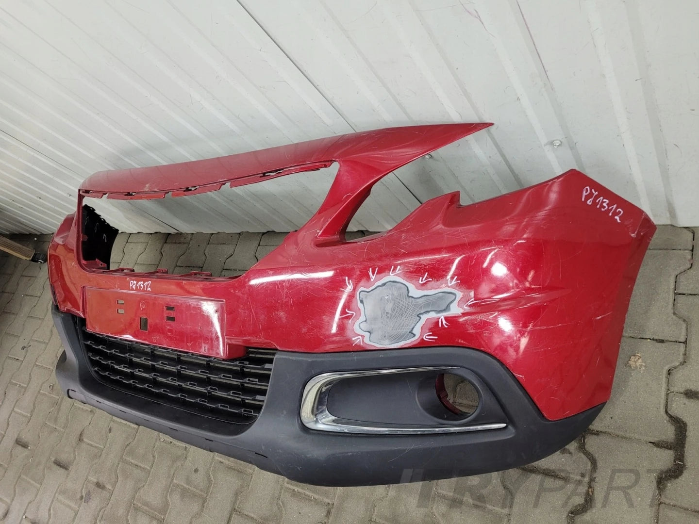 Front Bumper Peugeot 2008 I 1 Facelift 16-19