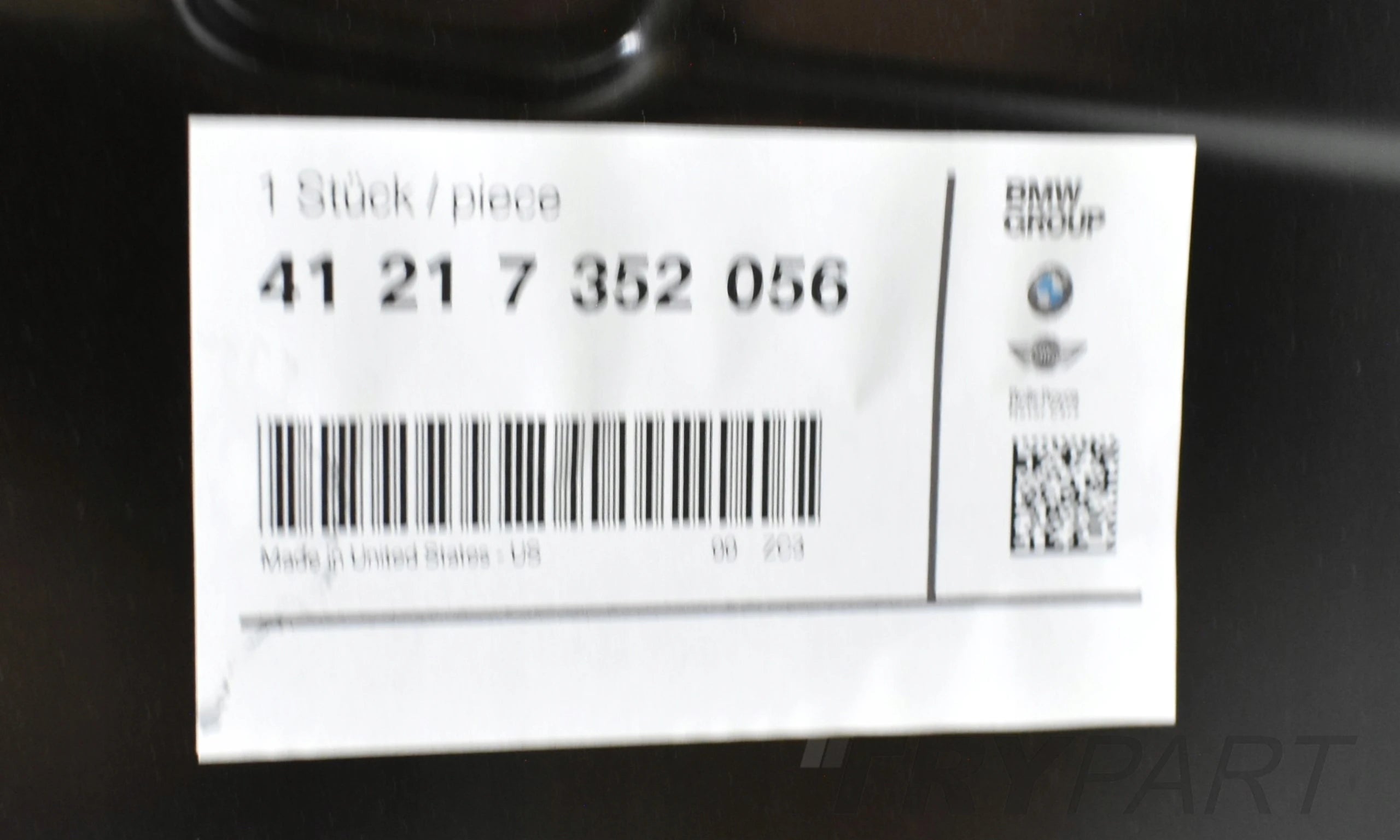 BMW X5 F15 RIGHT SILL PANEL BODY B-PILLAR ORG NEW 41217352056
