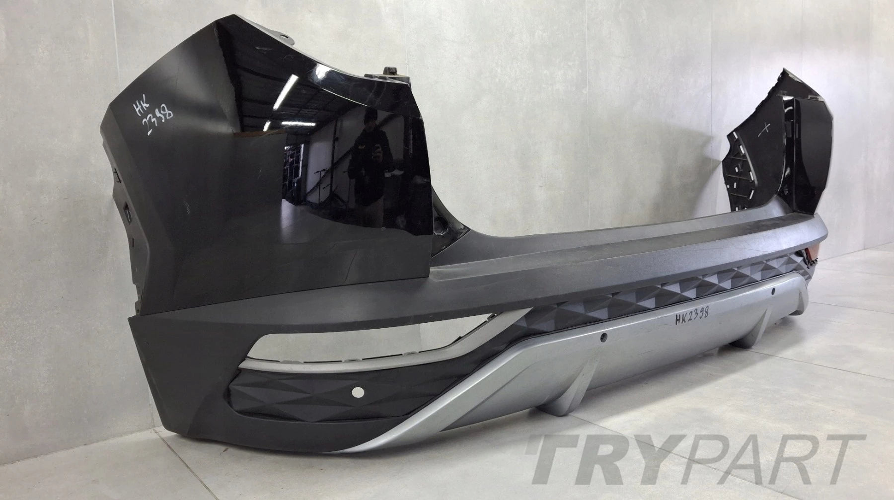 Rear bumper for Hyundai Tucson 4 IV 20-24 / + 1x lamp