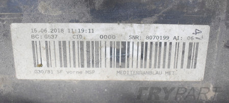 BMW G30 G31 M PACKAGE FRONT BUMPER ORG