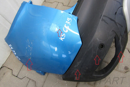 Rear bumper for RENAULT CAPTUR LIFT 17-19