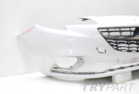 OPEL CORSA E FRONT BUMPER ORIGINAL + CHROME