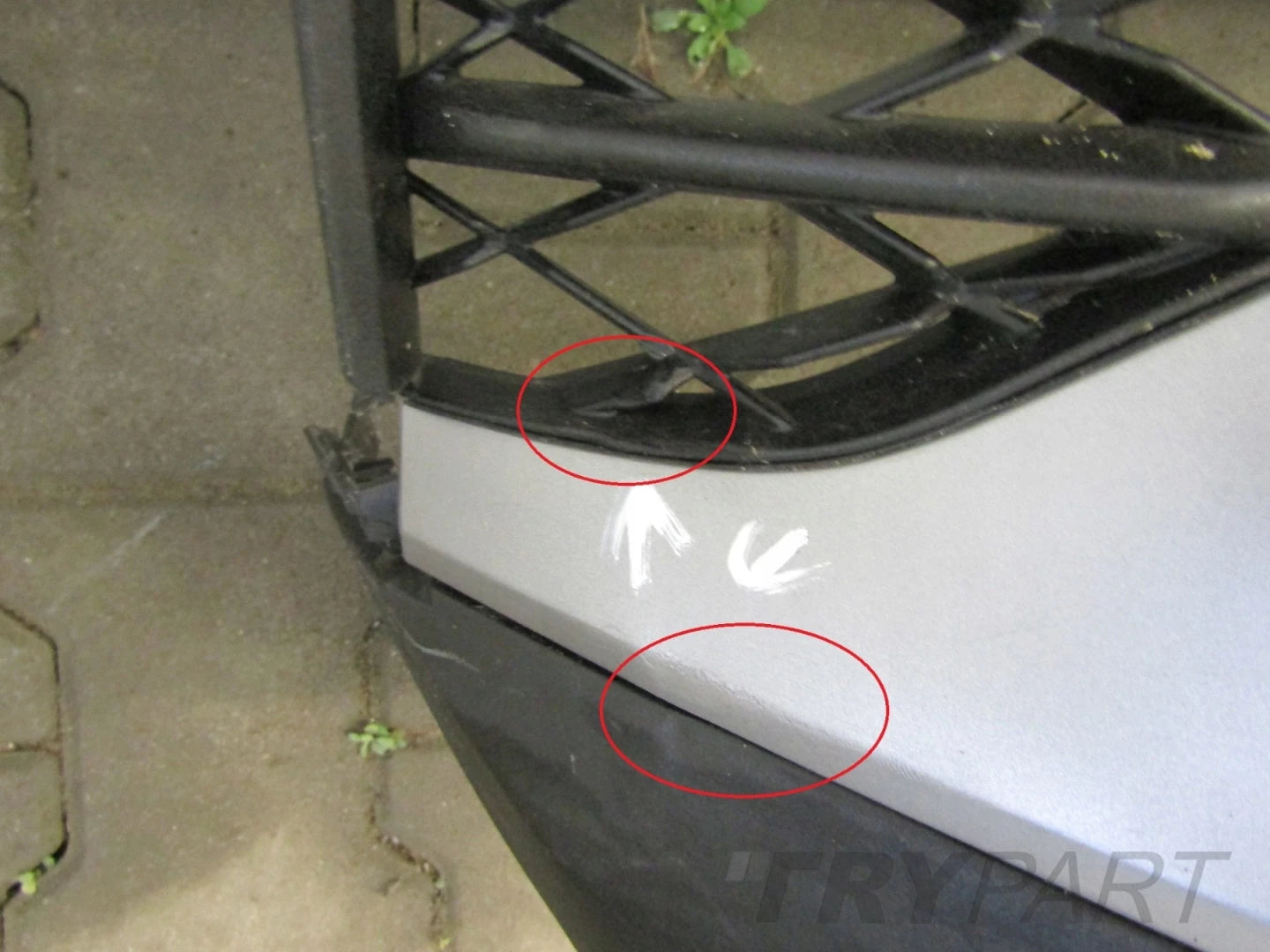 FRONT BUMPER GRILLE RENAULT CAPTUR II 2 RS-LINE