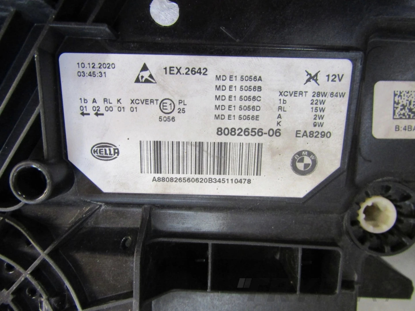 BMW 5 G30 G31 LCI FULL LED HEADLIGHT SHADOW LINE 20-24 RH 8082656-06